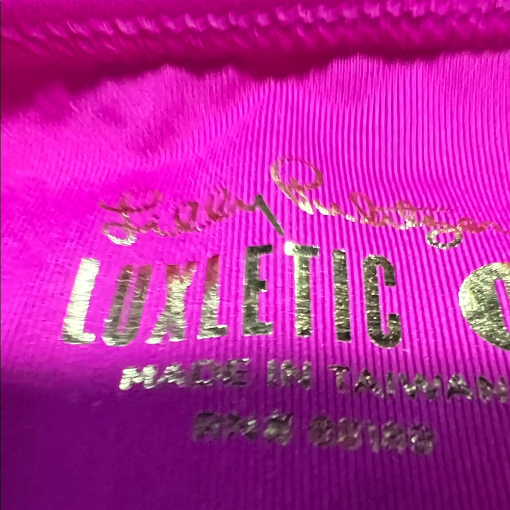 Lilly Pulitzer Vibrant Pink Sports Bra